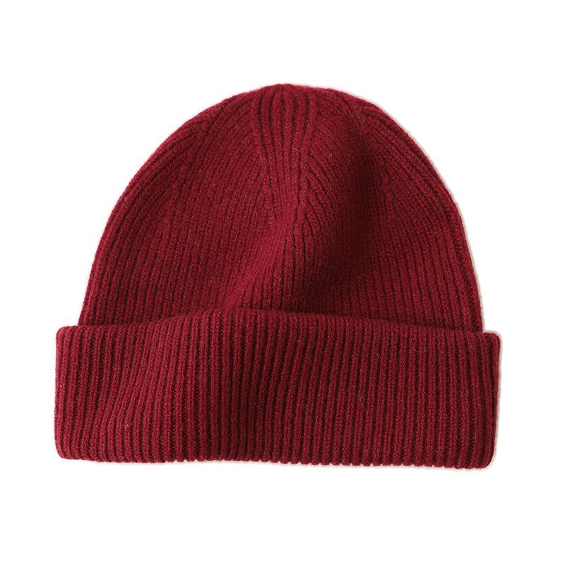 Unisex Korean Style Warm Knit Winter Hat - Fashionable Autumn/Winter Headwear