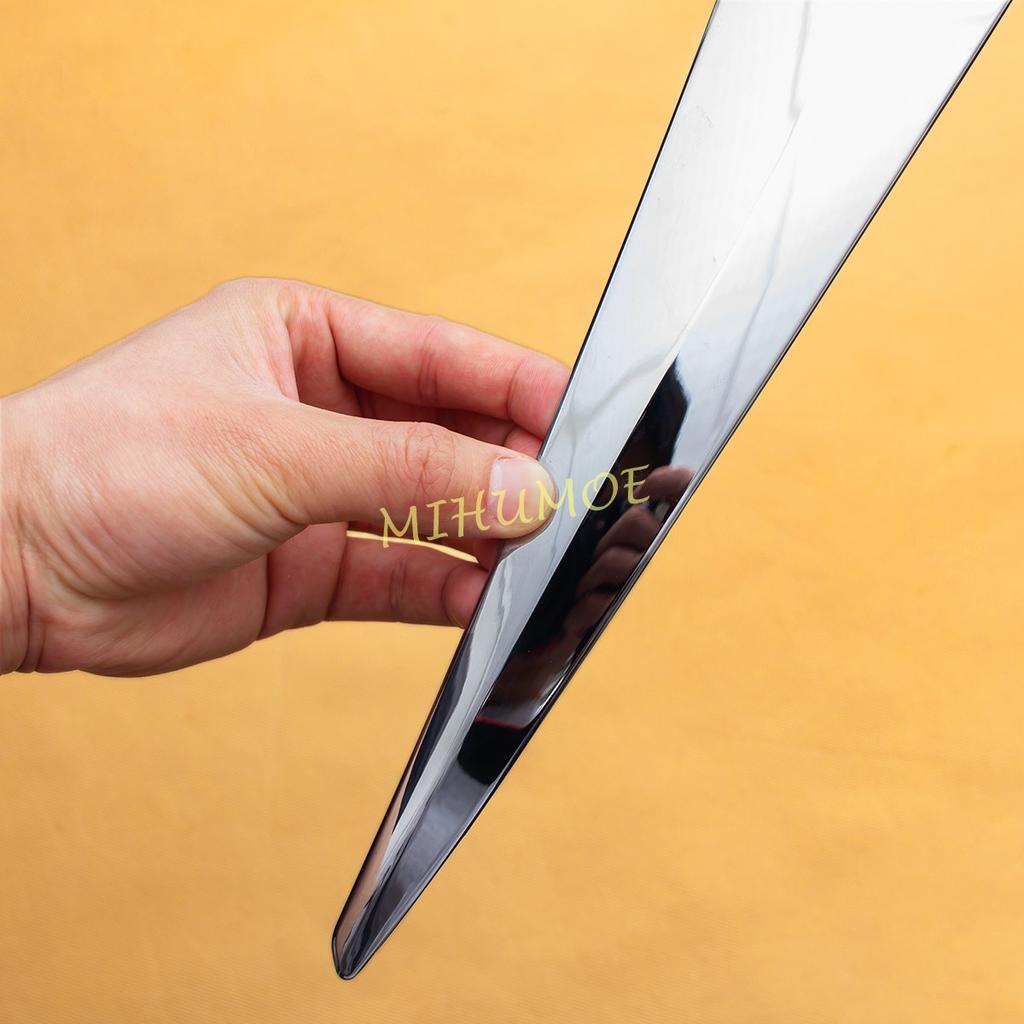 For Mazda CX-5 2017-2023 Chrome Rear Window Spoiler Side Wing Trims Cover