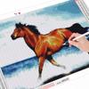 5D DIY Diamond Art Painting Kits Animal Diamond Embroidery Sale Horse Rhinestones Mosaic Cross Stitch Decor For Home