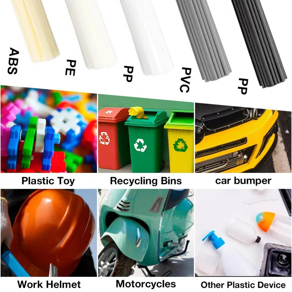 Car Plastic Welding Kit PP PVC PE ABS Welder Rods Stainless Steel Wire Mesh Auto Bumper Repair Hot Stapler Bodywork Garage Tools