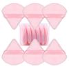 6 Pcs Triangle Powder Puff For Loose Powder Liquid Cosmetic Soft Plush Powder Puff Makeup Foundation Puff Makeup Tool
