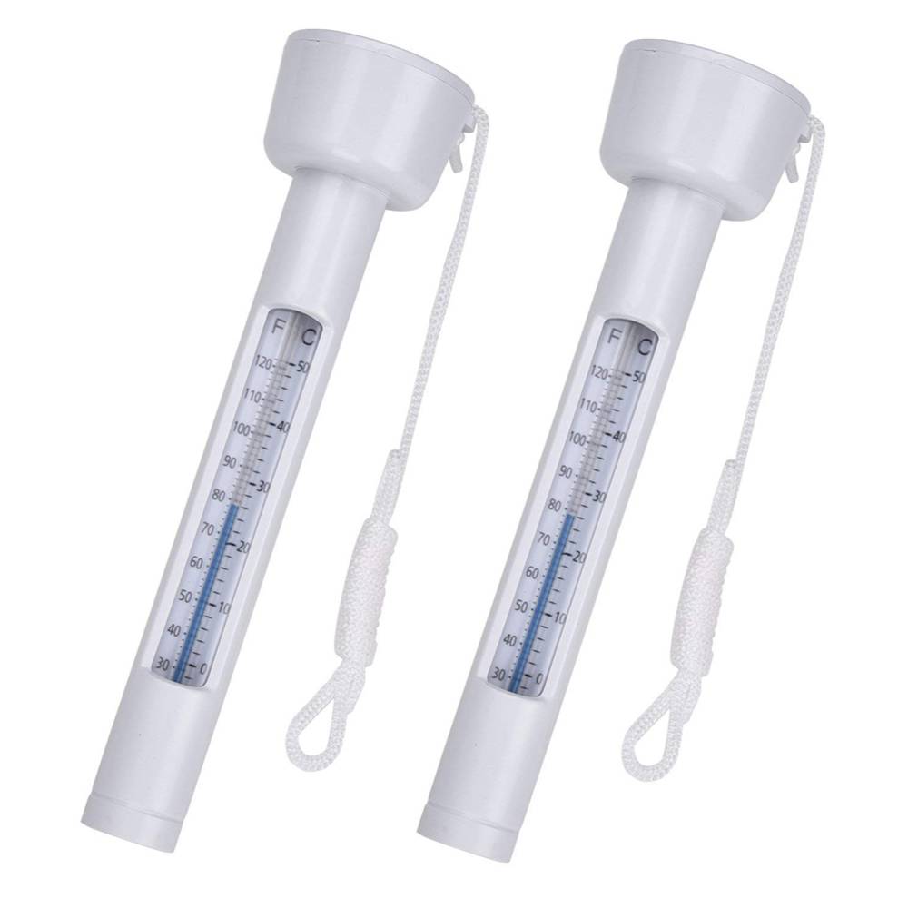 Floating Pool Thermometer Water Temperature Thermometers with String, for Outdoor & Indoor Swimming Pools, Spas, Hot Tubs