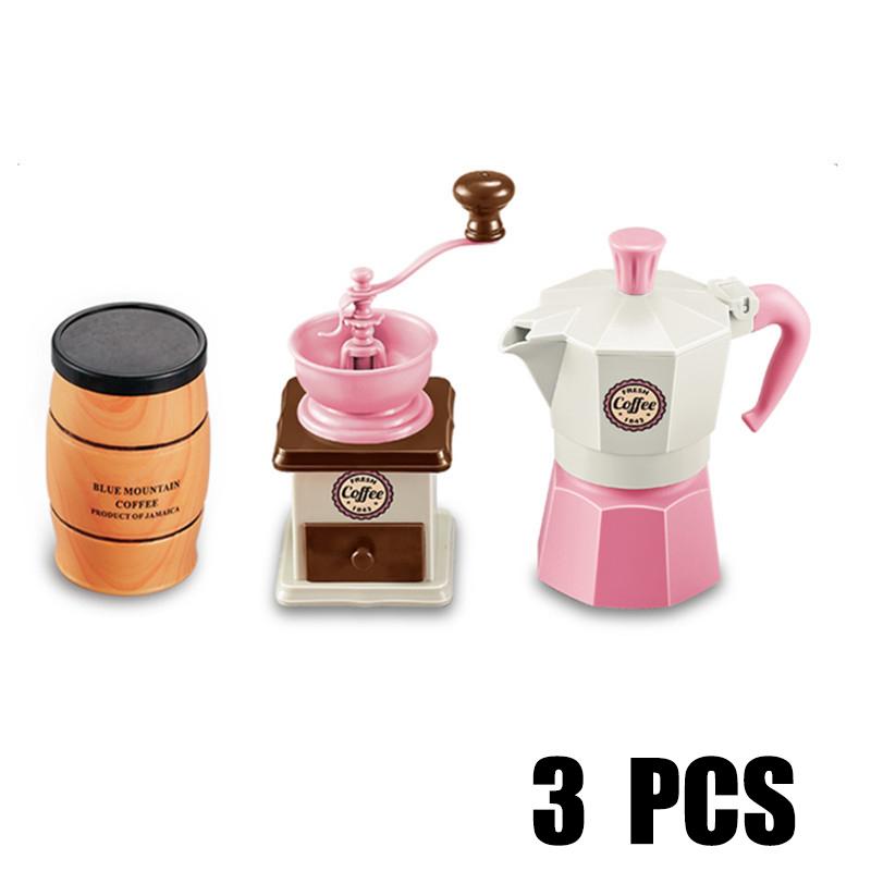 Afternoon Tea Toy Kit Gifts Pretend Playing Ideal For Boys and Girls Kids Playing House Toy Simulation Coffee Machine Cake Table Snack