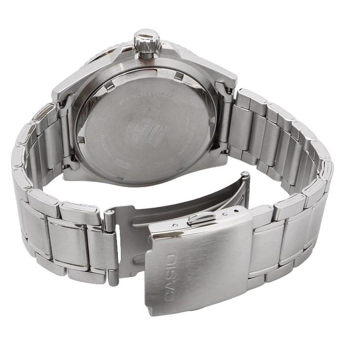 Casio Standard Analog Sports 200m Water Resistant Watch MDV-107D-3AV Men's Green Bezel Metal Band