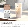 CB Japan Glass Set Polar and Resin Animal ANIBALL Set, 220ml, 3-Piece [Dog, Bear, Cat], Stackable, Shatter-Resistant Tumblers,