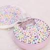 25g Macaron Color Foam Ball Gift Box Filler - Heart and Meteor Ball Design