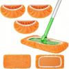 Reusable Mop Pads Compatible With Sweeper, Dry And Wet Dual-Purpose Flat Mop Covers