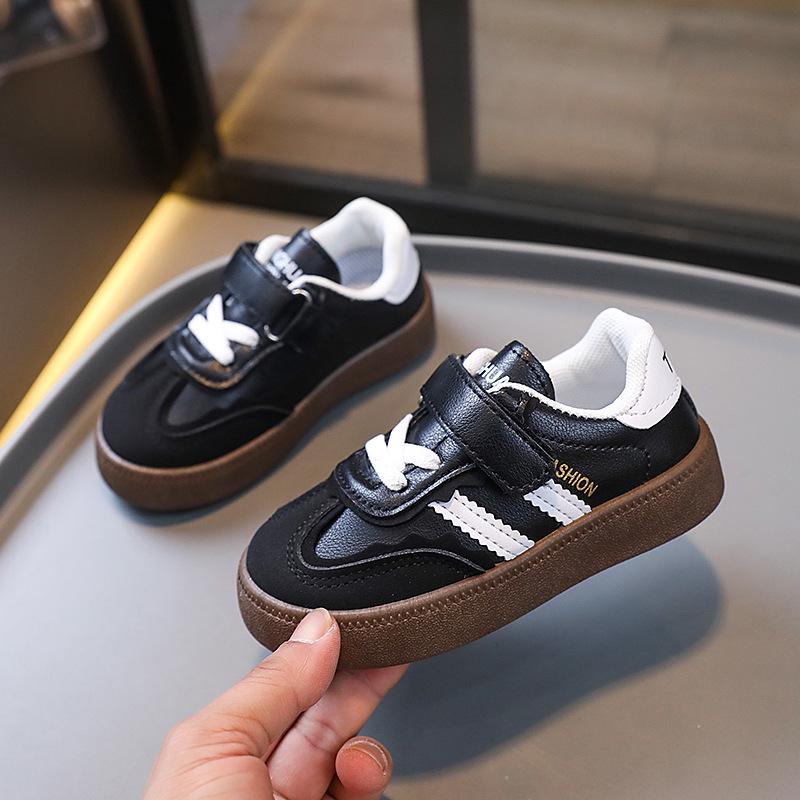 Children's German Training Sneakers - 2025 Spring/Autumn Solid Sole Velcro Sneakers for Boys & Soft Sole Forrest Gump Shoes for Baby Girls.