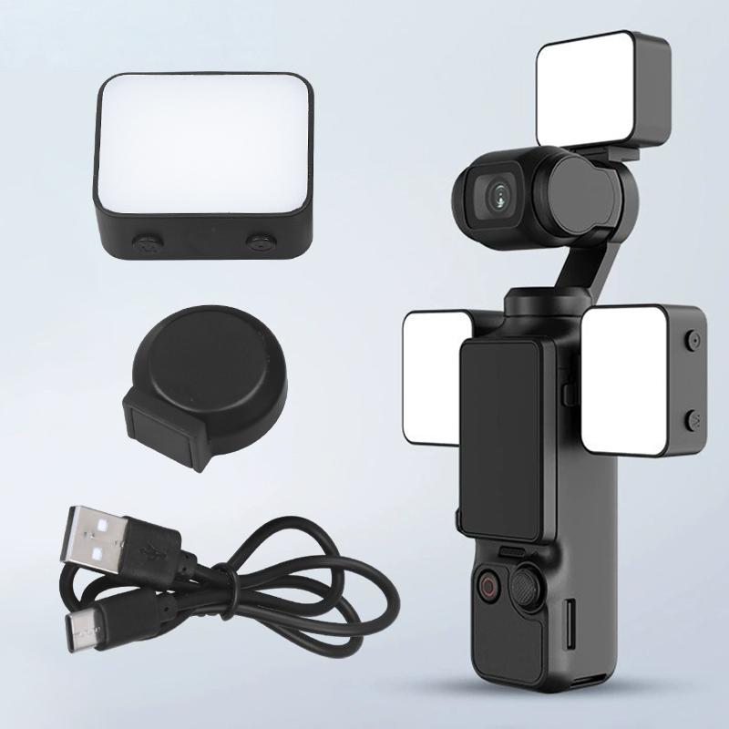 Osmo Pocket 3 Mini Lumină LED Lumină de Umplere Magnetică Lumină pentru Selfie Video Pentru Osmo Pocket 3 Iluminare Auxiliară Reîncărcabilă
