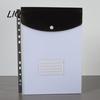 Department File Folder 3Pcs 11 Hole A4 with Snap Button, Colorful Document Organizer, Protector Pouch Horizontal & Vertical Transparent Label