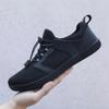 Men's Wide Barefoot Canvas Sneaker Flats Soft Zero Drop Sole Wider Toe Light Weight Sneakes Big Size 47