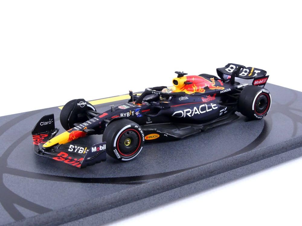 Spark Oracle Red Bull RB18 2022 F1 Abu Dhabi GP Winner Verstappen Tire Trace Base 1/43 #1 M.