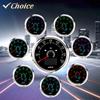 Waterproof Digital 85MM GPS Speedometer With GPS Antenna 0-160MPH 0-200KMH 7 Colors LED Backlight Odometer Gauge for 12V24V