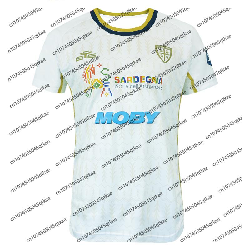 ETST29 Cagliari Calcio Derde 25/26 Voetbalshirt Zomer Man Vrouw Sport Comfort Ademend Sport T-shirt Oversized 3D Modekleding L