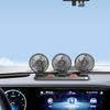 Portable Car Fan, Three-head Design For Efficient Gas Circulation, 5V , 30.2x9.8x13.5cm