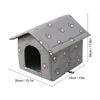 Outdoor Waterproof Cat House Insulated Feral Cat House Shelter For Winter Insulated Outside Feral Cat House Shelter With Door