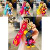 Adorable Creative Colorful Graffiti Bear Keychain Perfect For Couples And Gifts