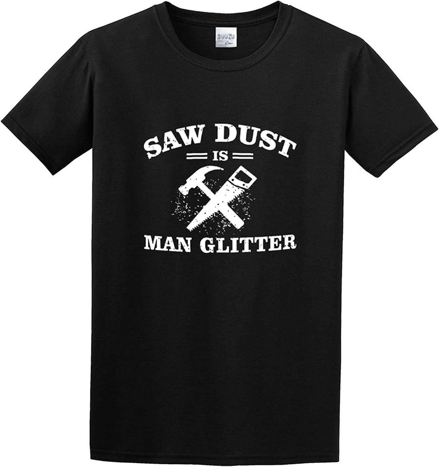 Sawdust is Man Glitter Funny Dad O Neck Men s T-Shirt XXL