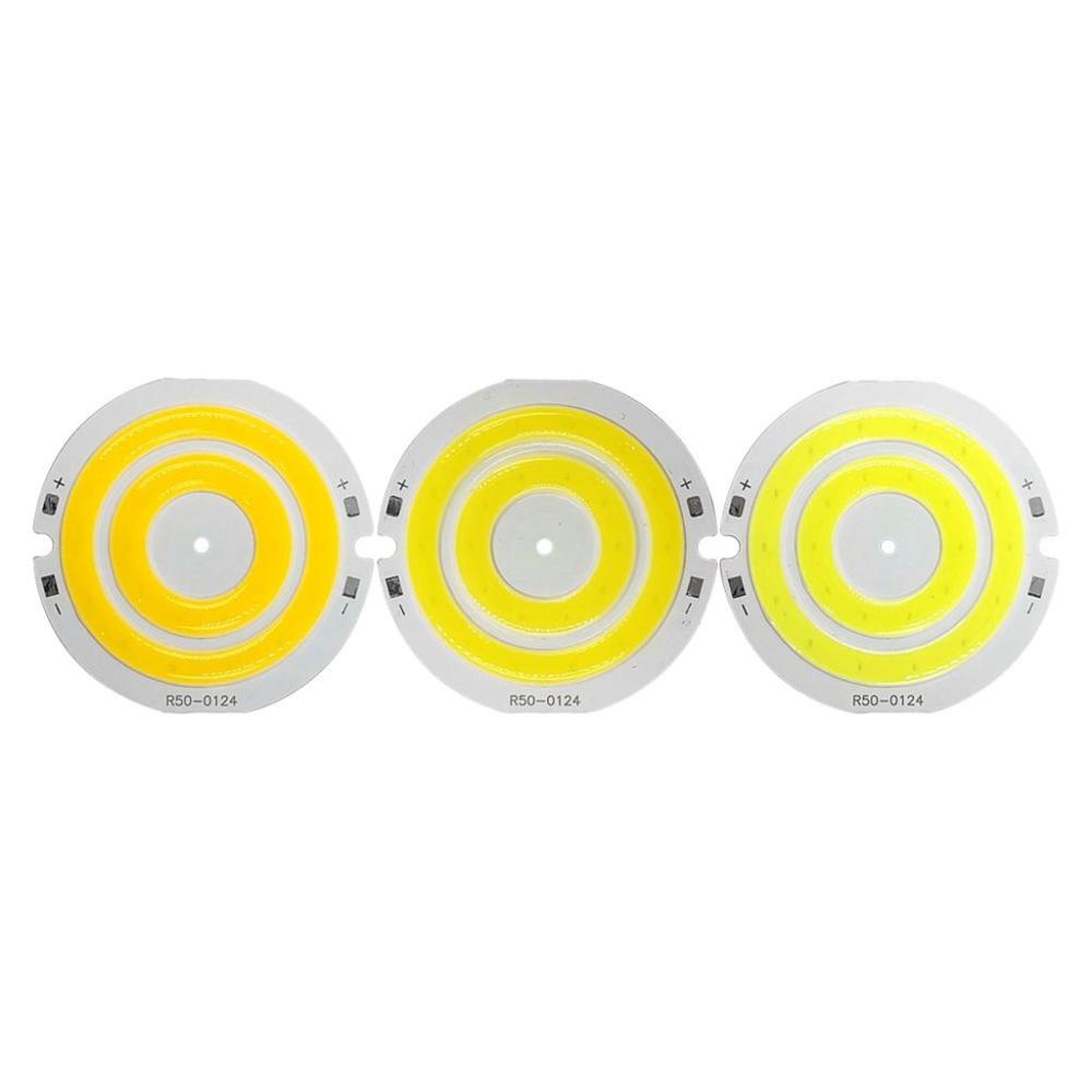 2W DC 3V 4V Round Double Ring COB Warm/Cold/Red/Blue Light Circular LED Lighting Components Light Plate COB Lighting COB Chip