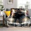 Rainbow Six Siege Theme Printed Blanket,Perfect for Couch, Bed, Travel & Outdoor Use | Machine Washable, Cozy & Durable.