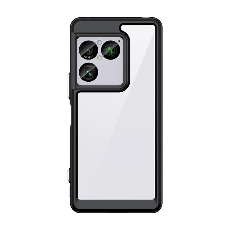 For Sony Xperia 1 VIII Transparent Hard PCCase For Sony Xperia 1 VIII Candy Color Frame TPU Silicone Shockproof Cover Bumper