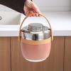 304 Stainless Steel Insulated Double-Layer Lunch Box with Portable Handle and Custom Logo