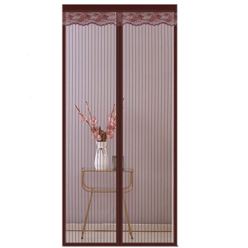 Door Curtain Summer Anti-mosquito Household Magnetic Screen Door Screen Magnet Pair Suction Partition Curtain Free Punch