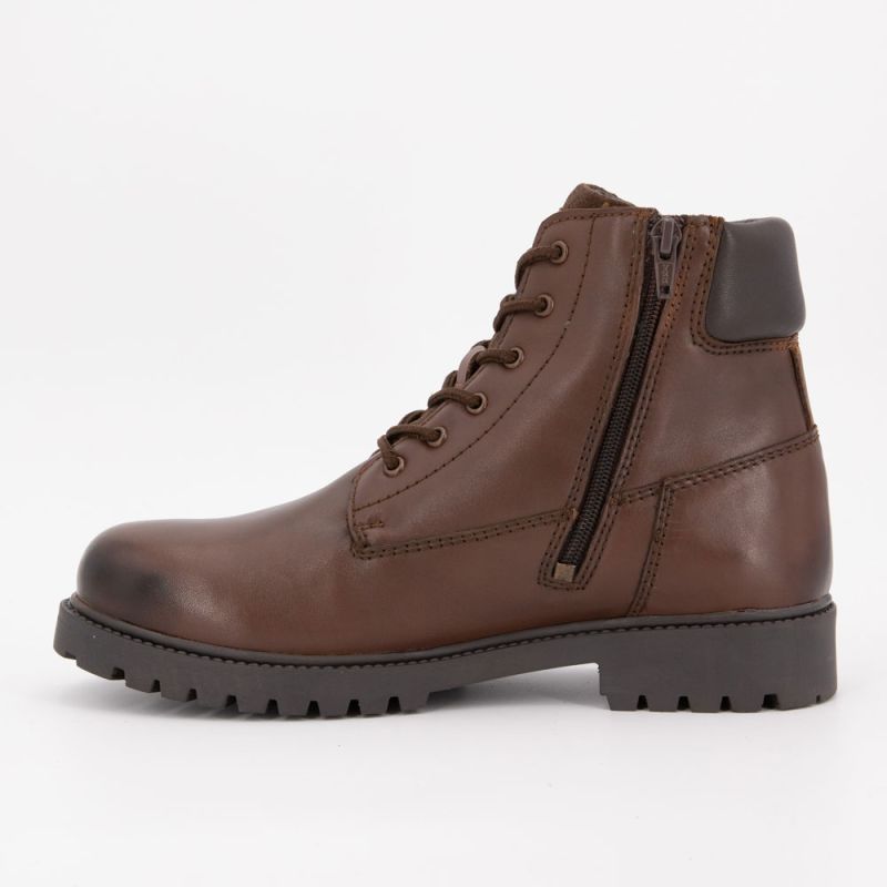 Men's Park Brown Nappa Lace-up Ankle Boots DOCKERS BY GERLI