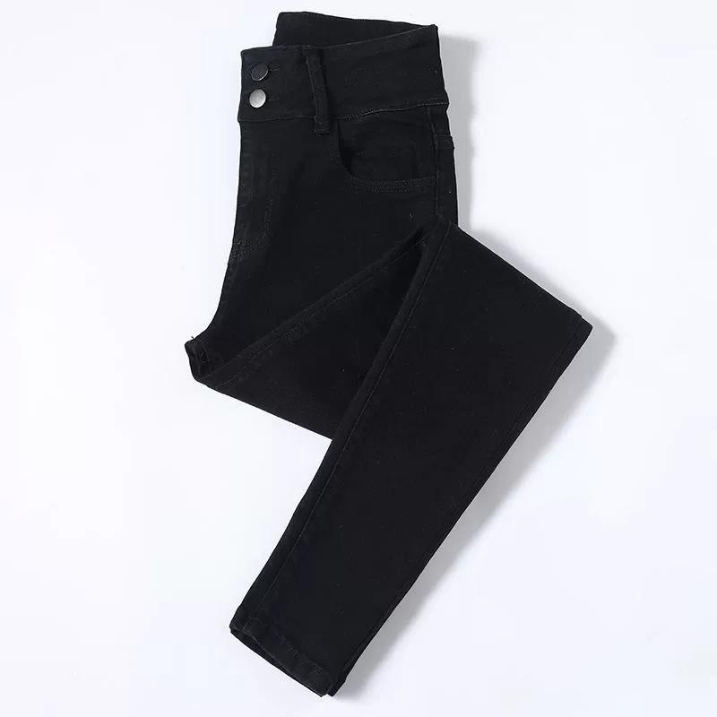 Jeans Female Denim Pants Black Womens Jeans Woman Donna Stretch Bottoms Feminino Skinny Pants for Women Trousers