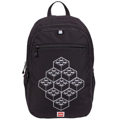 Bricks Extended Backpack, for Boy Black Backpack