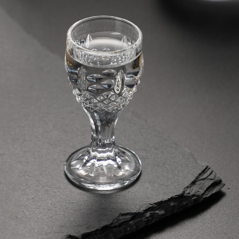 Wine Glass Set of 6 Spirits Cup Luxury Sets Diamond Painting Cocktail Drinking Glass Drinkware Transparent Household Shot Glass