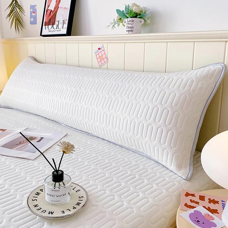 New Class A Cool Silk Small Fresh Printing Double Long 48x150cm Pillowcase Extended Couple Pillowcase Single Pillowcase