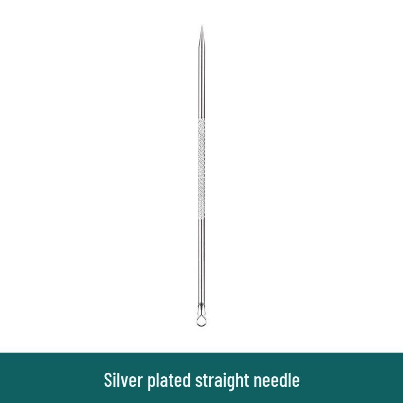 Stainless Steel Blackhead Remover and Pimple Extractor Set—4-Piece Beauty Tool for Acne and Zit Care
