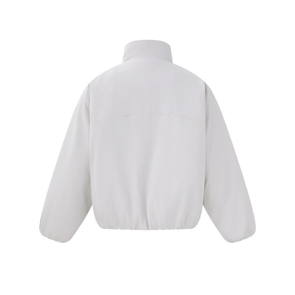 FORN3 Herren Trendige Stehkragen Winterjacke N1717 - Warm, Locker geschnitten, Arbeitskleidungs-Stil.