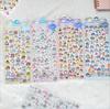 1/4-Piece Kids' Cartoon Cute Soft Ghost 3D Stickers - Adorable 3D Decor Decals for Phones, Notebooks(Anime Worlds Store)