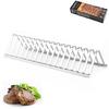 Meat Rib Rack Stainless Steel Barbecue Roasting Stand Outdoor BBQ Accessories