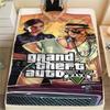 1 buc. Pătură din flanelă cu imprimeu Grand Theft Auto, Calitate înaltă, Pentru toate anotimpurile, Decor acasă, Căldură și confort, Perfectă pentru cadouri de Crăciun