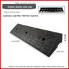 Rubber-Plastic Car Ramp: Slope Mat, Curb Edge, Uphill Climb, Triangle Speed Bump