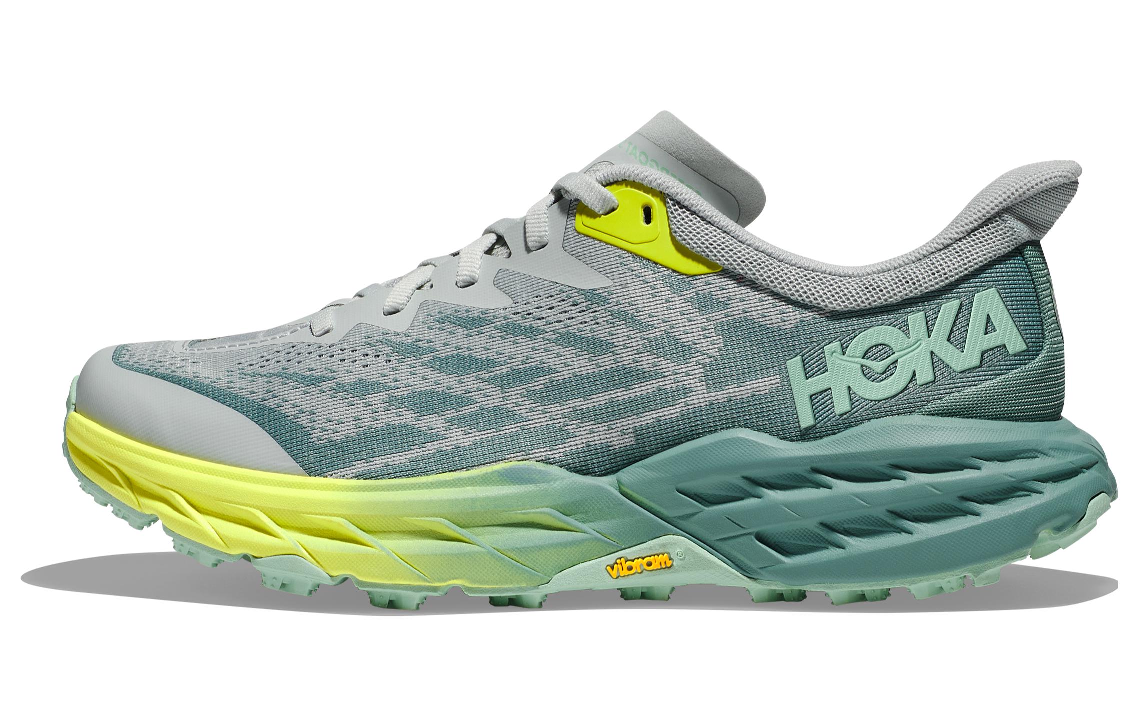 HOKA ONE ONE Speedgoat 5 Wide 5 Blue Coral Camellia Женские 1123160-MTLL 40.5