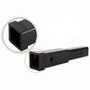 12in Trailer Hitch Extension 500lbs Towing Extender Steel Square Tube for Class 3/4 2in Receiver Extension Tow Bar