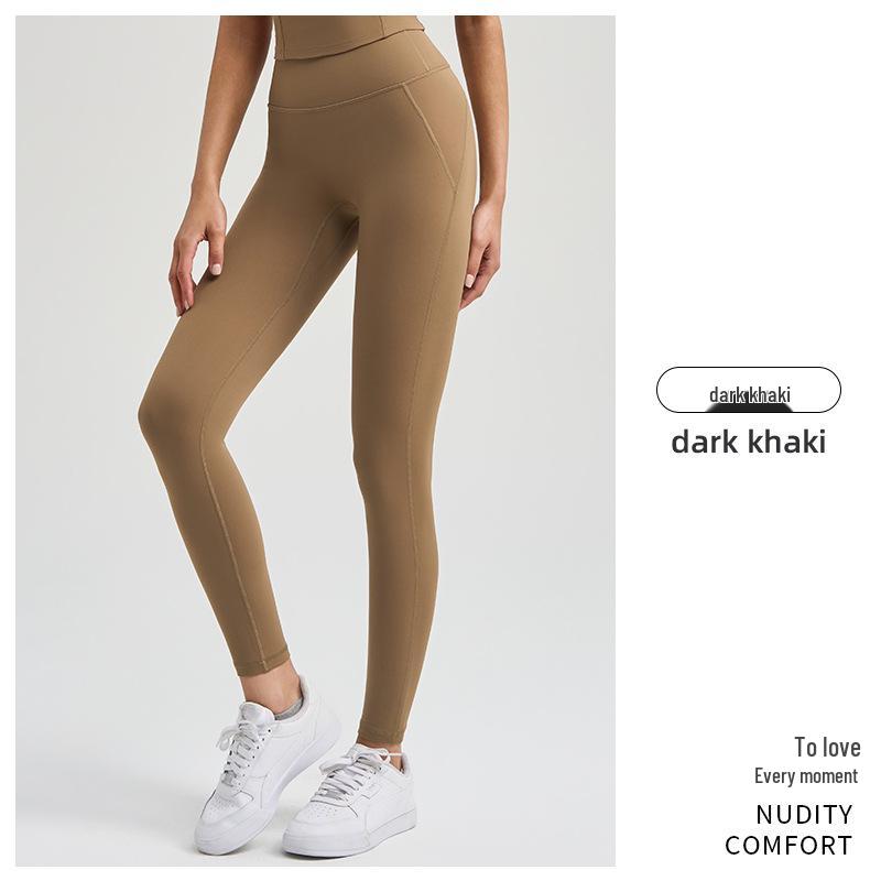 

Seamless High-Waist Peachy Hip-Lift Antibacterial Sports Leggings for Women M