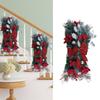 Cordless Prelit Stairs Decoration Lights Up Christmas Decoration LED Wreath