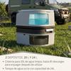 Toilette Portable Chimique pour Adultes 24L Camper, Camping, Auto Caravane WC Briebe WC1195G Gris