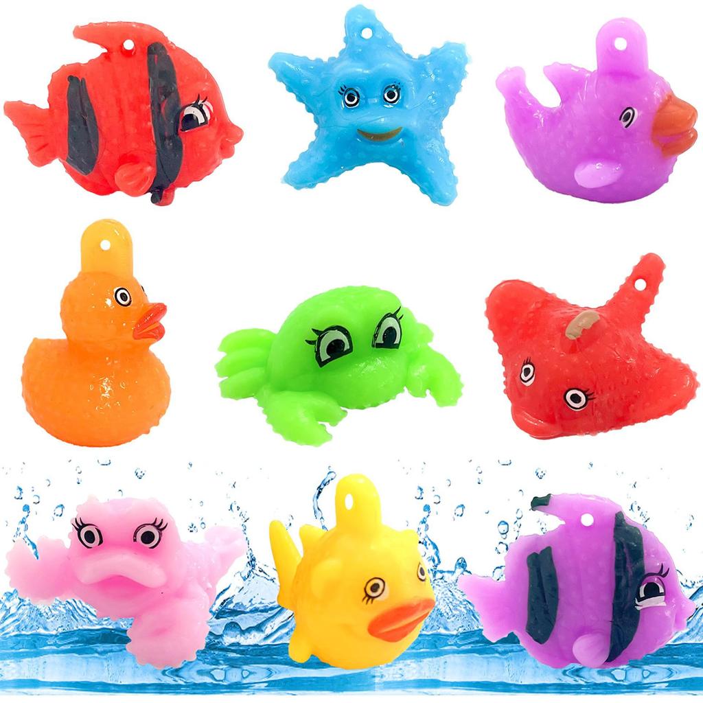Floating Soft Rubber TPR Goldfish Simulation Fishing Toy