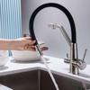 Purification Kitchen Faucet 3-ways Mixer Tap Basin Indoor Outdoor 2 Outlets