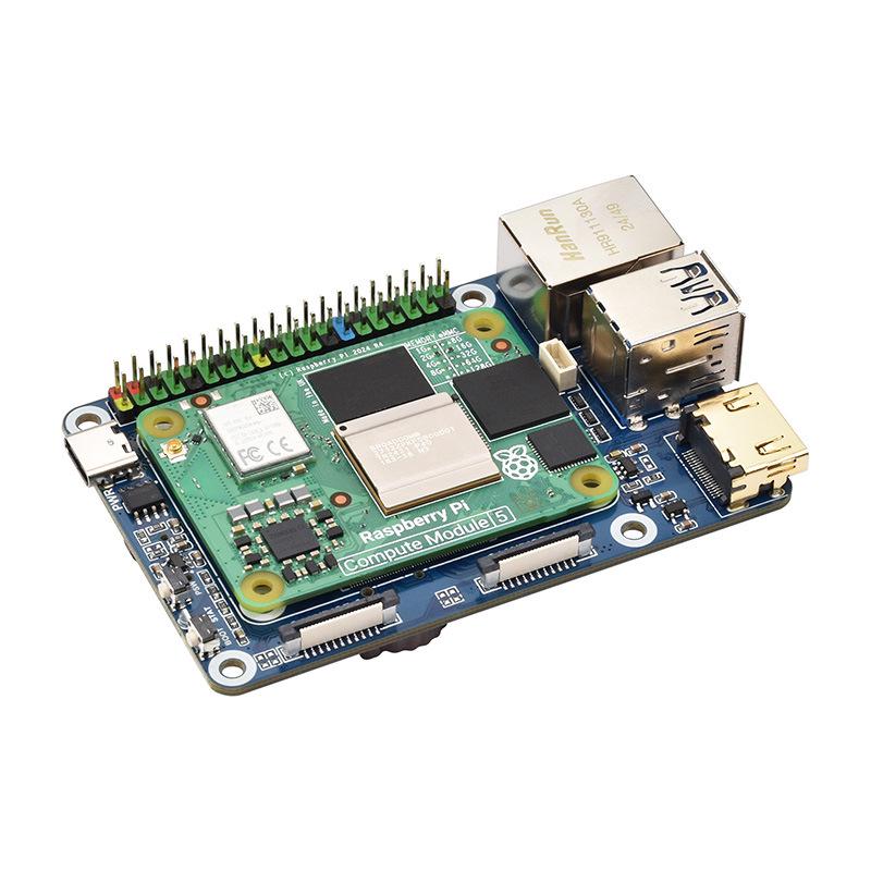 Raspberry Pi Compute Module 5 Mini Expansion Board Type B (Waveshare Basic)