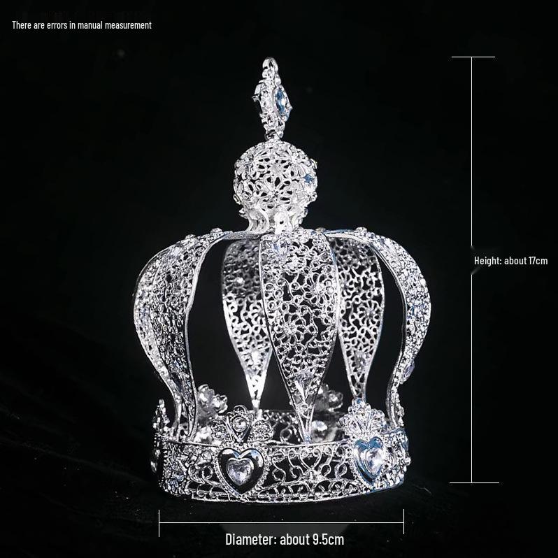 Královský krajkový a perlový dort - design královny čelenky pro svatby a narozeniny