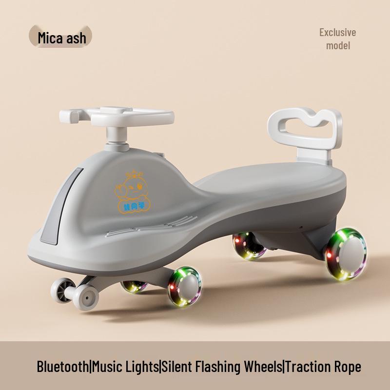 Children's Anti-Rollover Twist Car Scooter, Ages 1-18