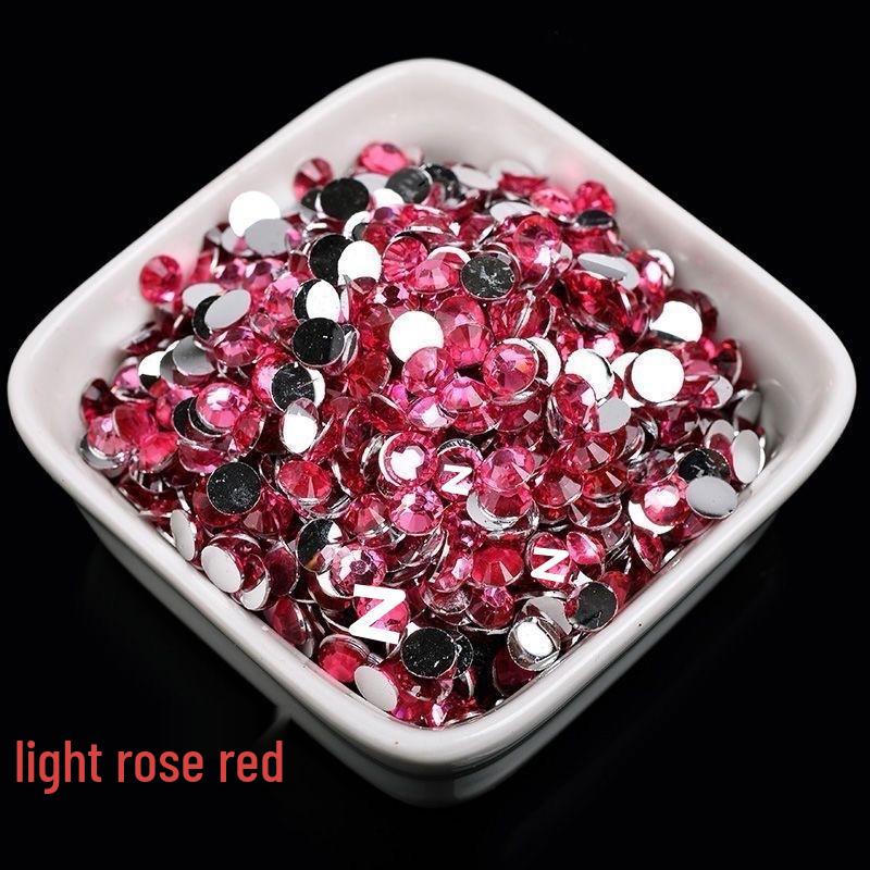 2-6mm Round Flatback Resin Rhinestones for DIY Phone Cases & Nail Art - Imitation Austrian Design