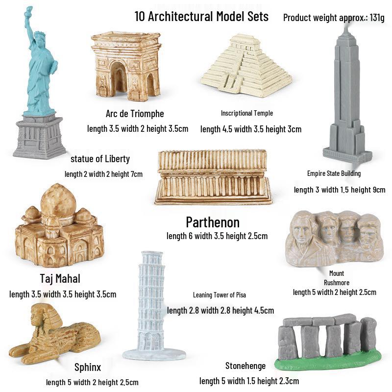 Children's Thousand-Mile Horse Simulation Model Toy and Sand Table Set